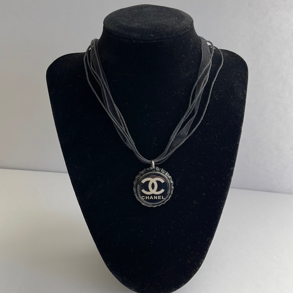 Chanel Style Bottle Cap Necklace